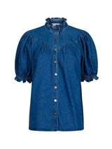 Neo Noir Bluse Avalon Denim 161904 Blå 140