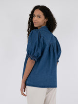 Neo Noir Bluse Avalon Denim 161904 Blå 140