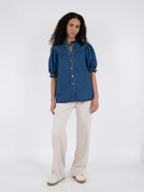 Neo Noir Bluse Avalon Denim 161904 Blå 140