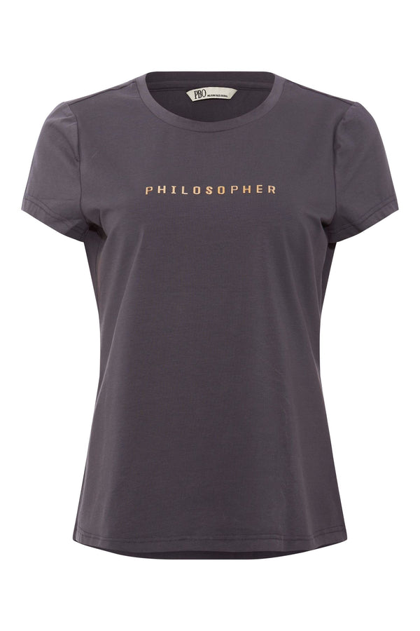 PBO T-Shirt Philosopher Ombra blue 214