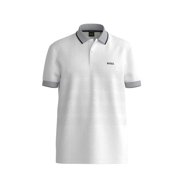 Boss polo t-shirt Paddy5 50519771 hvid