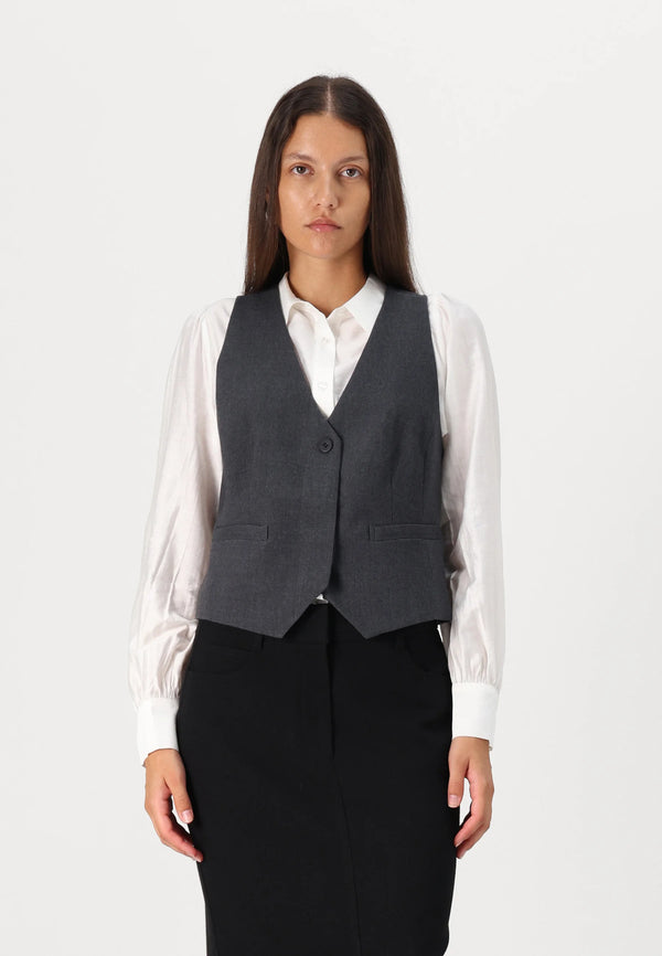 Copenhagen Muse CMNuggy-Waistcoat 205203 Grå 1030