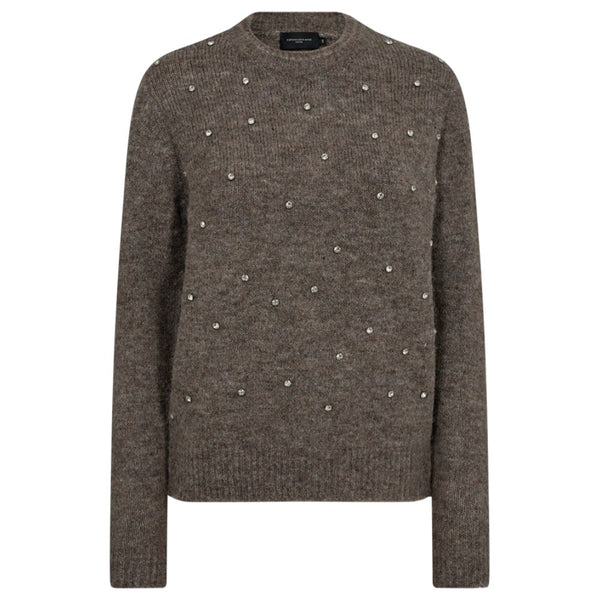 Copenhagen Muse Strik Diamond-Pullover 04682 Brun