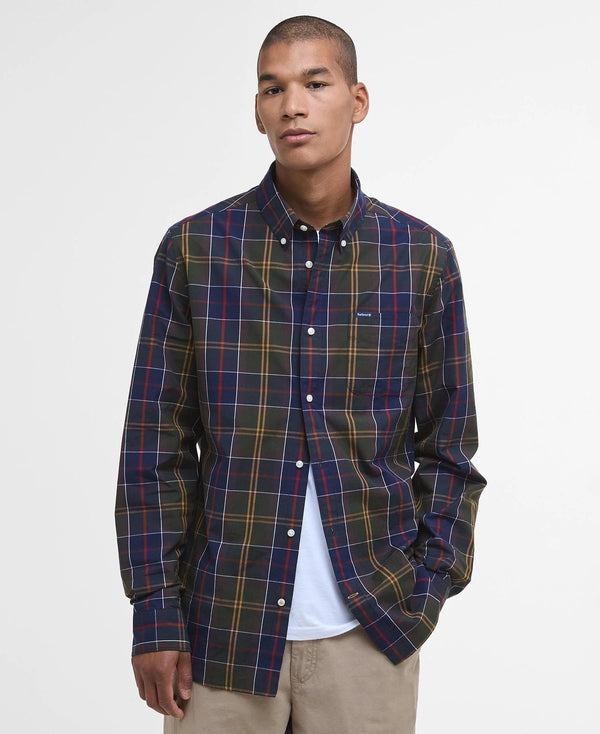 Barbour skjorte Laggon MSH5583 army