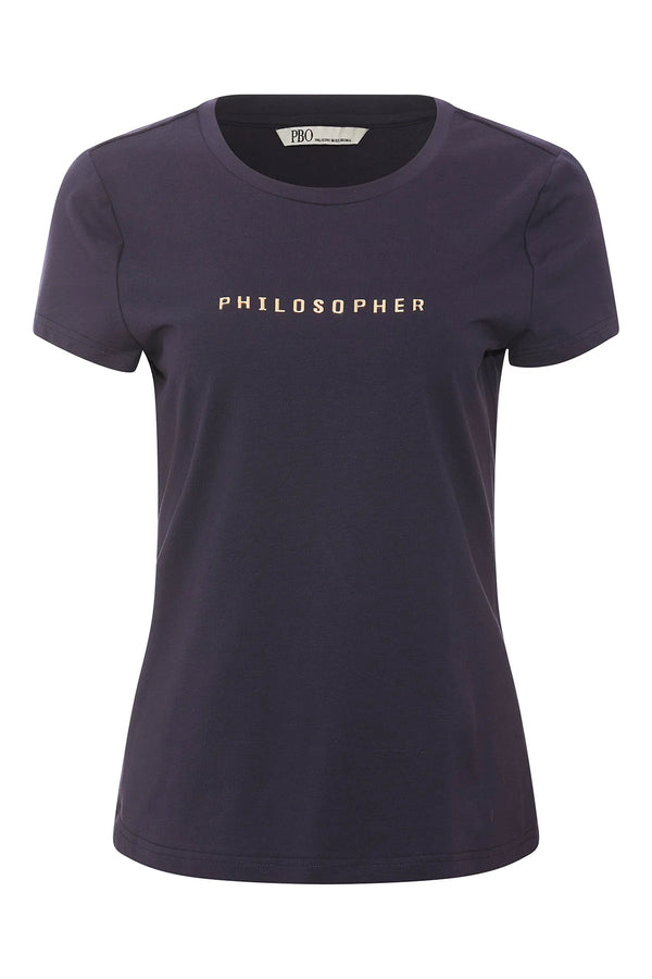 PBO T-Shirt Philosopher 999 4360 0 Navy 250