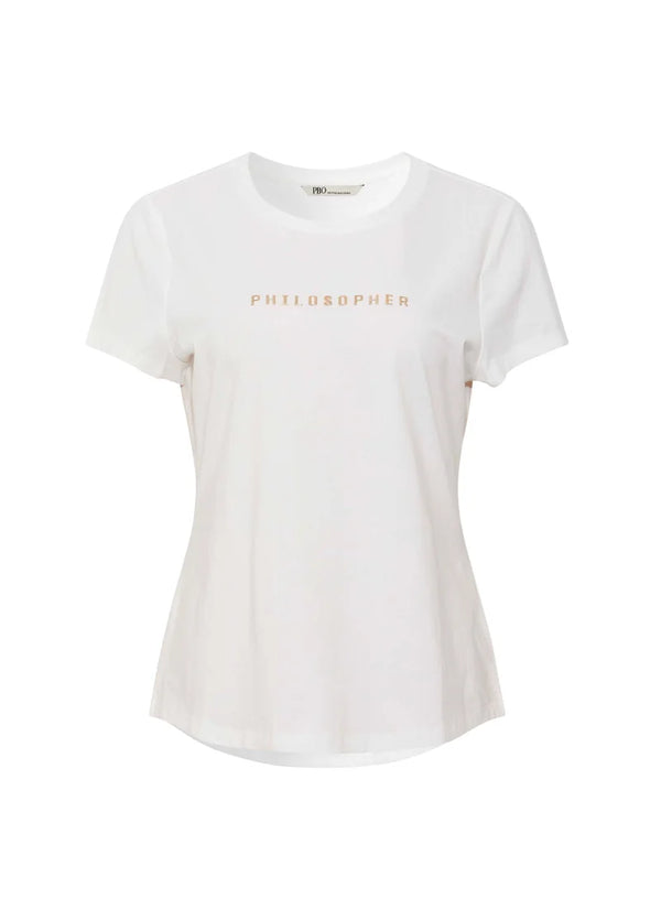 PBO t-shirt Philo. 0 hvid/101