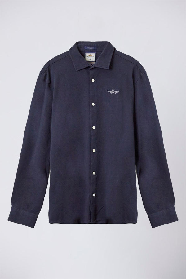 Aeronautica skjorte jersey CA1265 navy