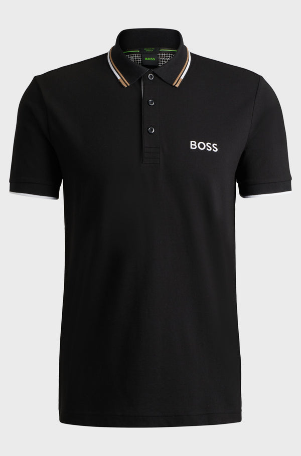 Boss polo t-shirt Paddy Pro 50469102 sort/002