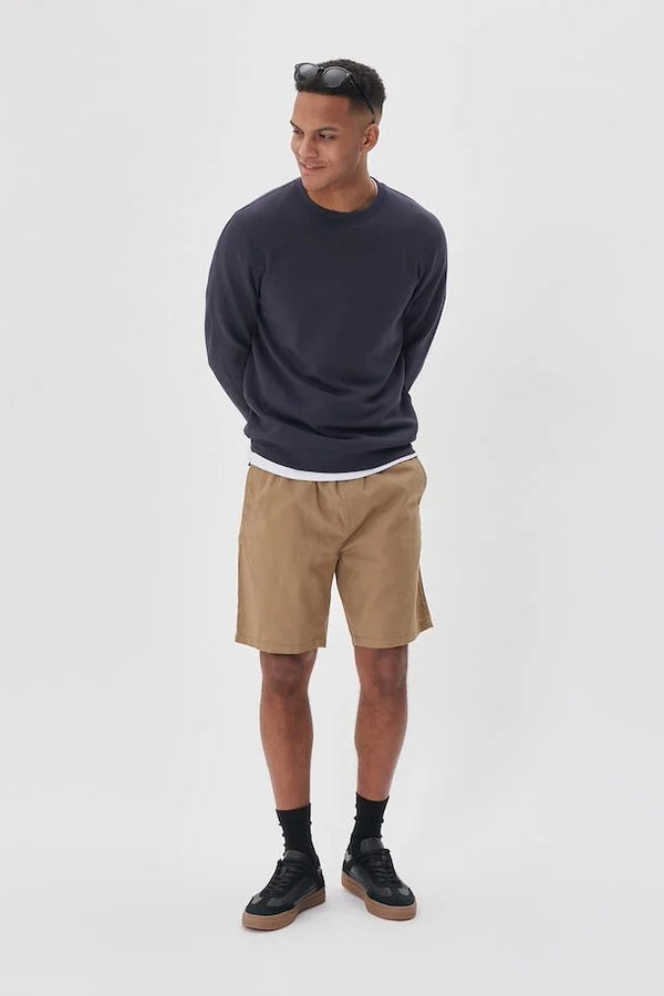 Matinique hørshorts 30206032 mørk sand