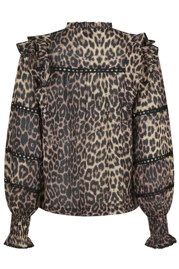 Neo Noir Bluse Aurika Leo Voile 163680 Leopard 400